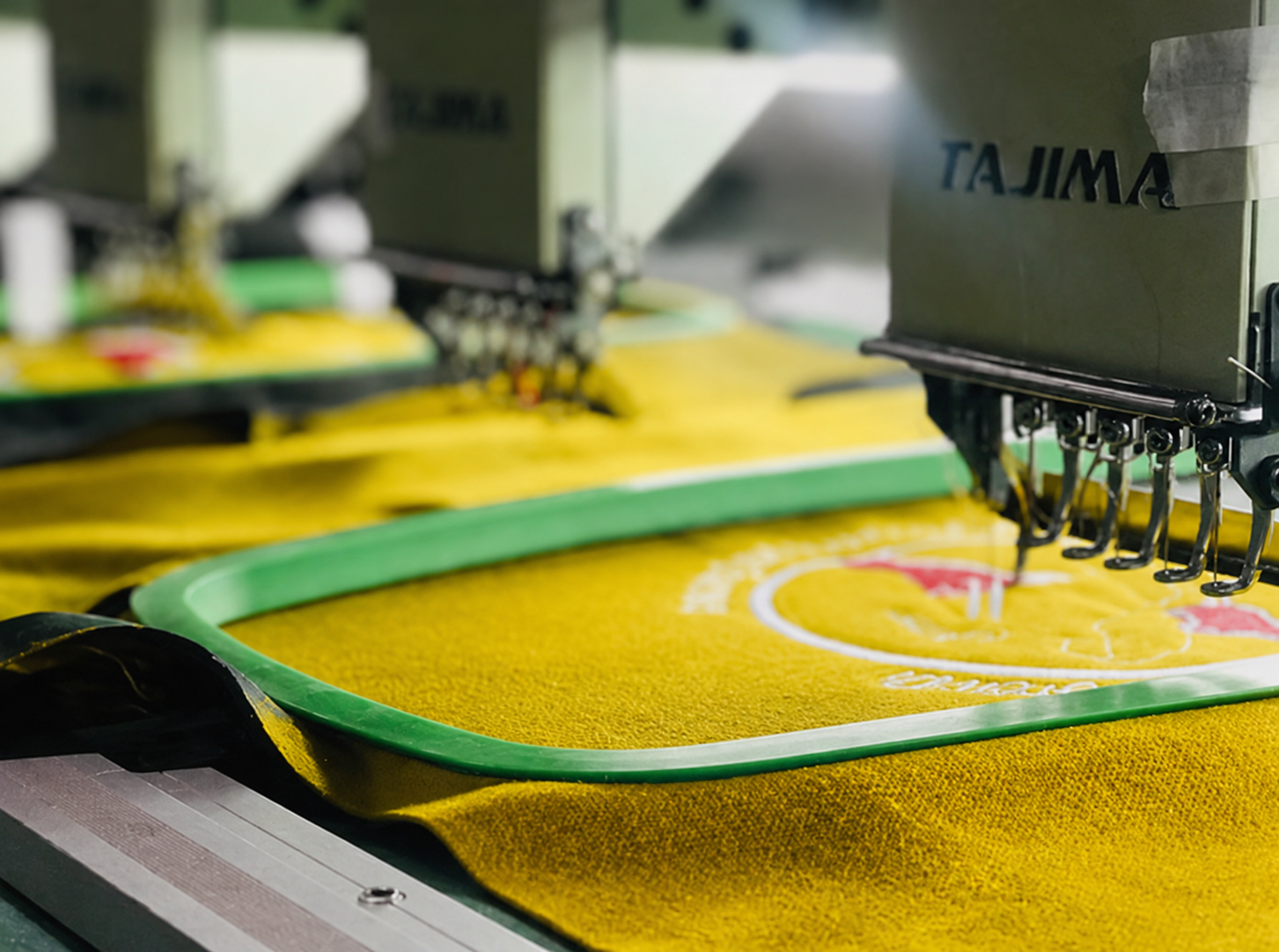 embroidery on fabric